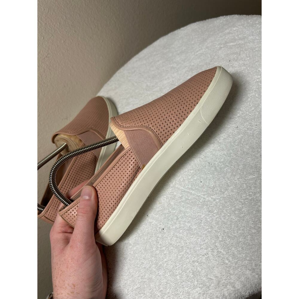 Vince Perforated Leather Blair Pink Sneaker Size 6.5 - Picture 8 of 11